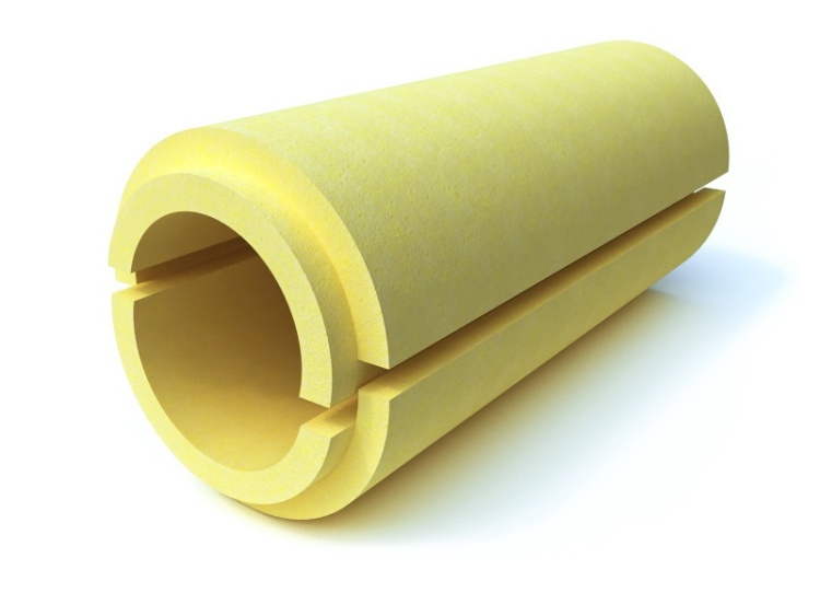 Скорлупа  для теплоизоляции труб ППУ С 1000х159х60 мм