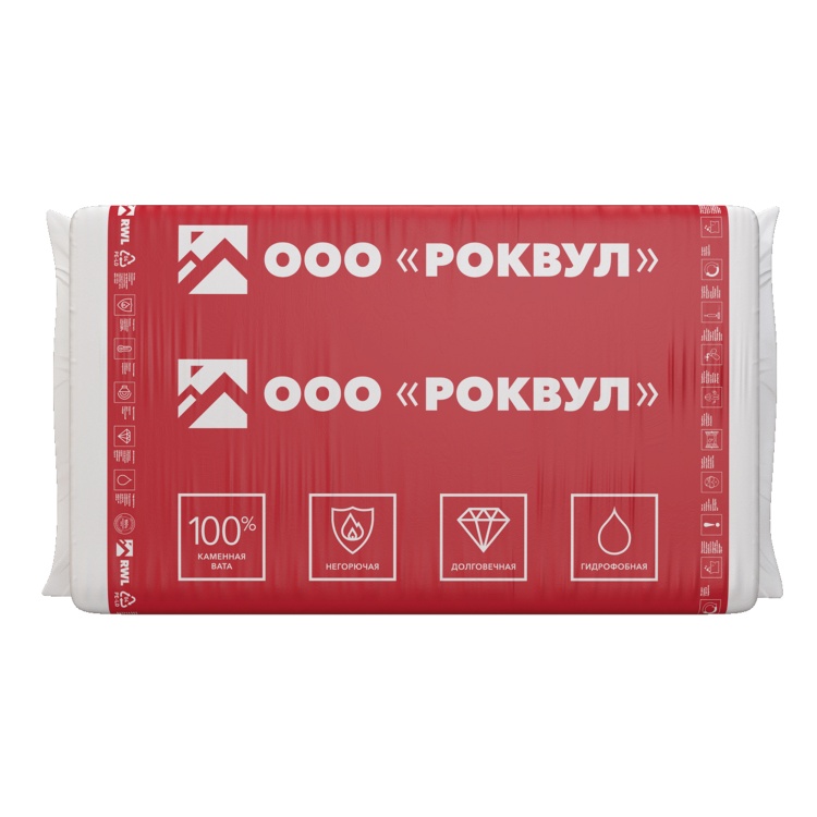 Утеплитель Rockwool Каркас Баттс 1000х600х100 мм, 6 шт. уп