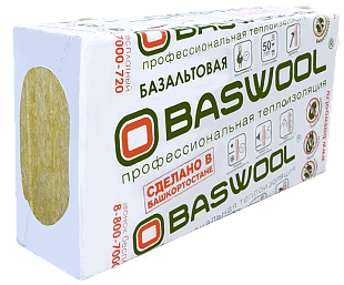 Утеплитель BASWOOL Руф Н-100 1200х600х50 мм, 6 шт. уп