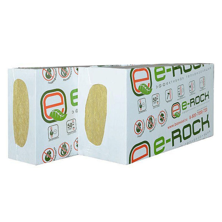 Утеплитель BASWOOL ECOROCK-70 1200х600х70 мм, 4 шт. уп
