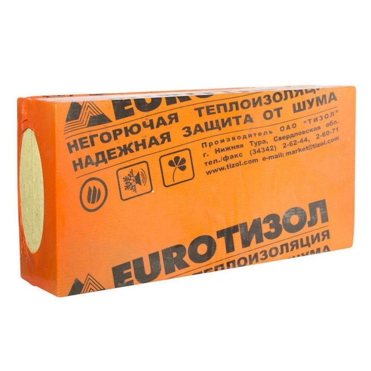 Утеплитель Тизол Евро-Фасад 140 1000х600х150 мм, 2 шт. уп