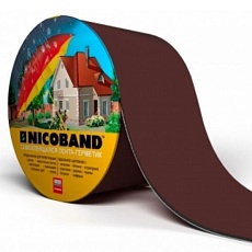 NICOBAND Самоклеящаяся герметизирующая лента, коричневый 10*0,15м